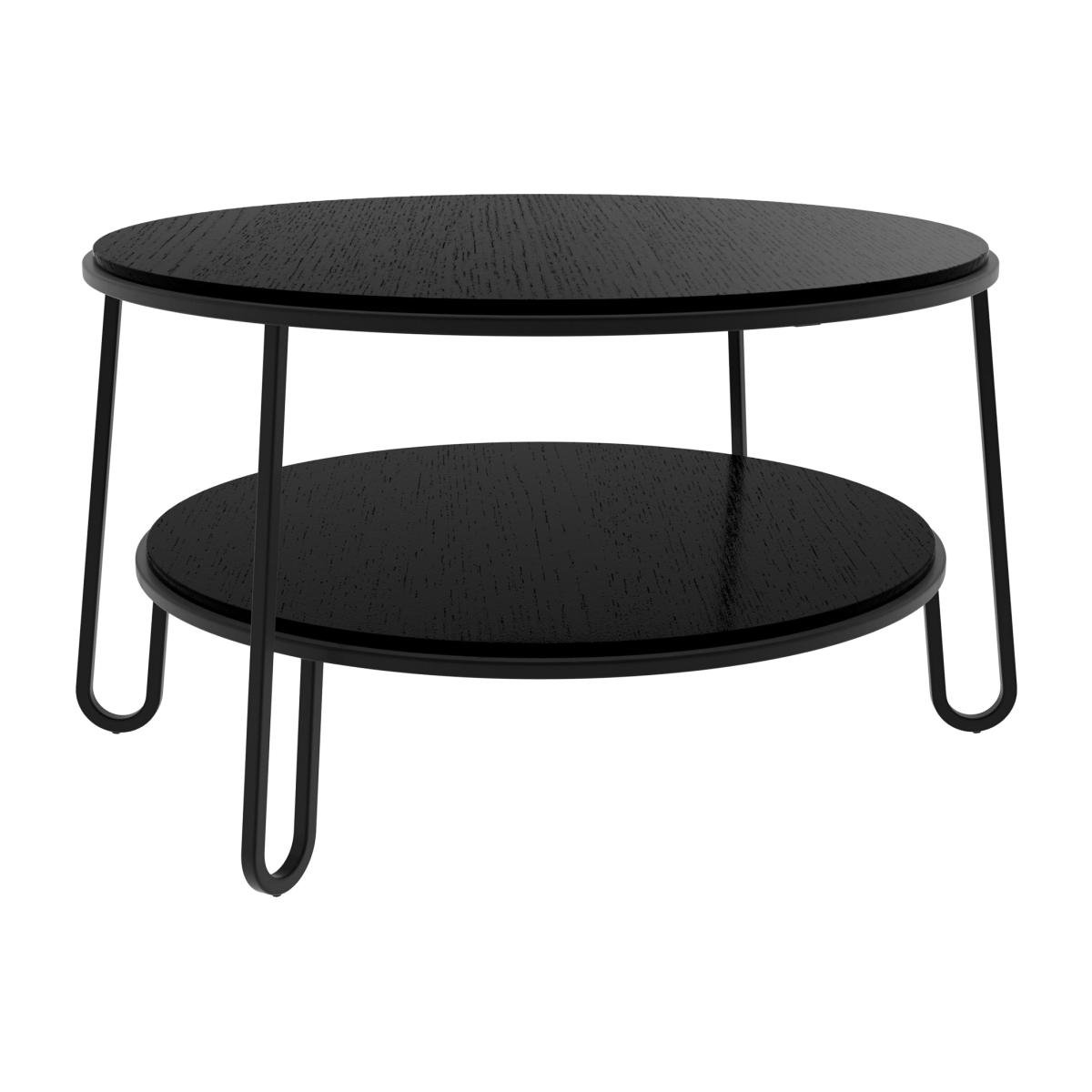 Eugénie Large Coffee table - / Ø 90 - Oak by Hartô Black – image 1