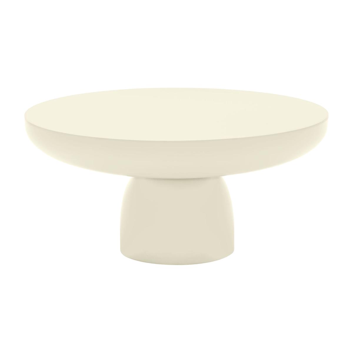 Olo Colours - Bois laqué Coffee table wood white / Ø 70 x H 33 cm - Mogg – image 1