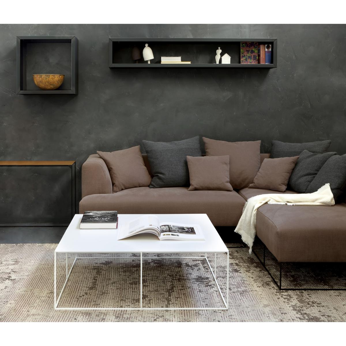 Slim Irony Coffee table - 100 x 100 cm by Zeus White – image 2