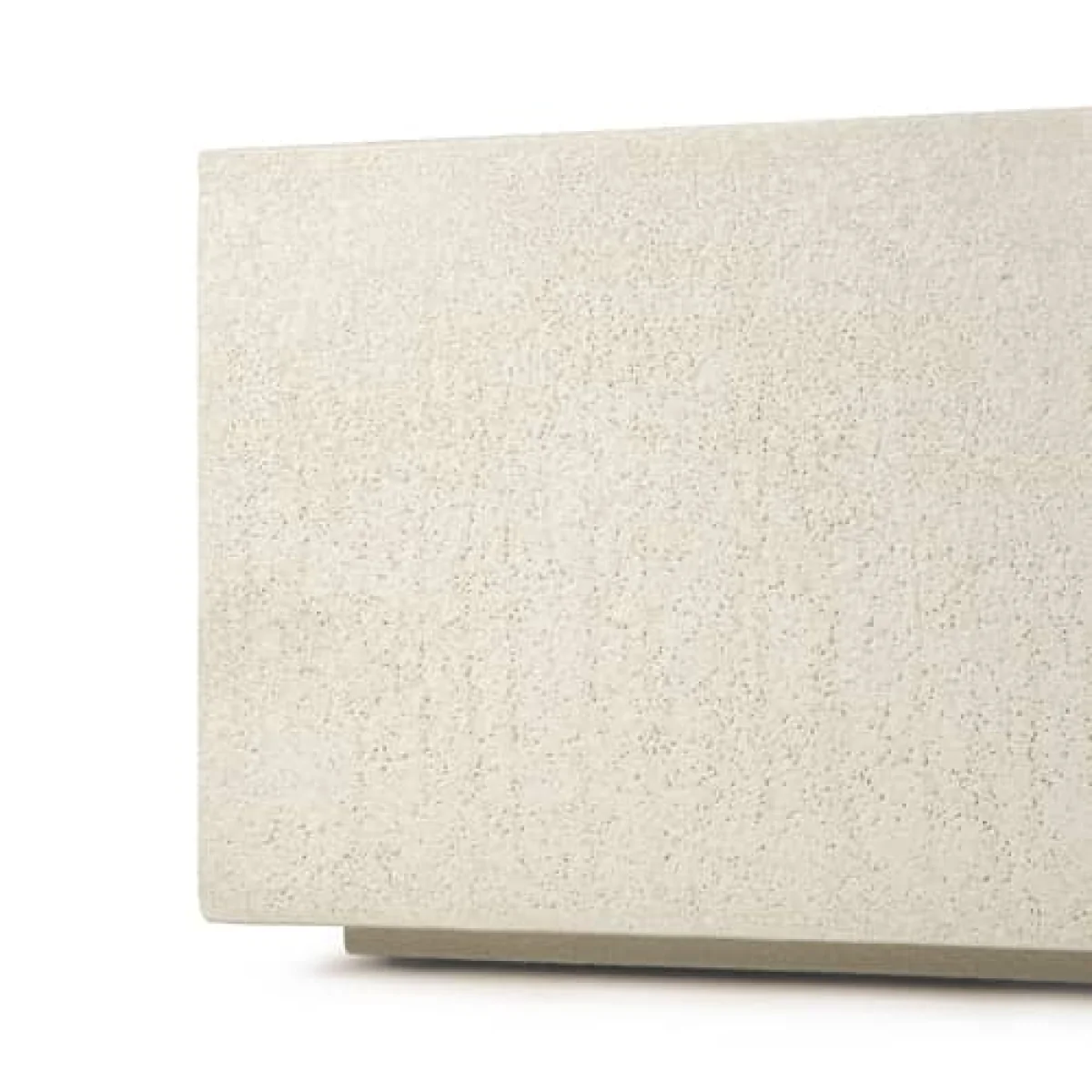 Elements Low console composite material white / 220 x 45 x H 30 cm - Microcement - Ethnicraft – image 3