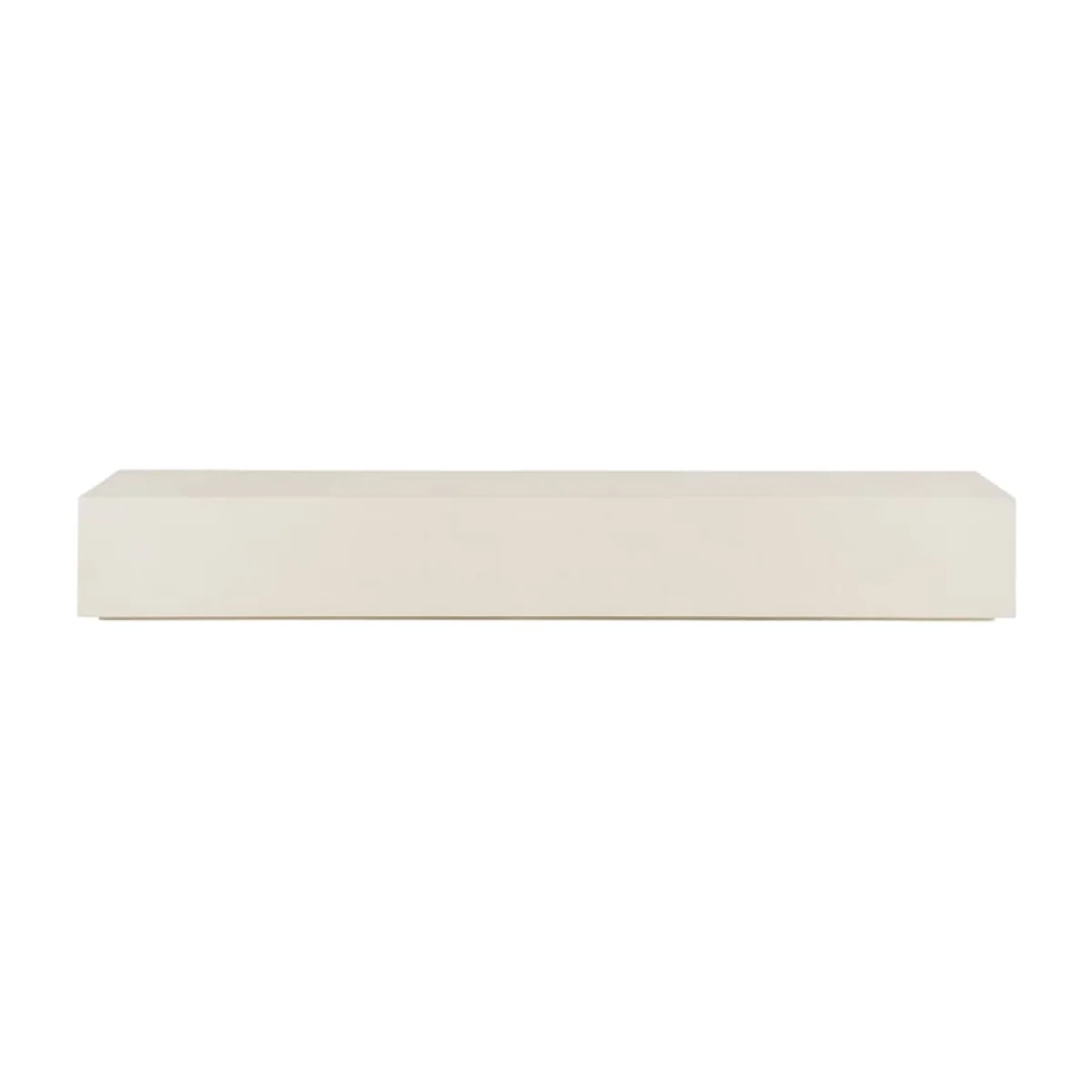 Elements Low console composite material white / 220 x 45 x H 30 cm - Microcement - Ethnicraft – image 1