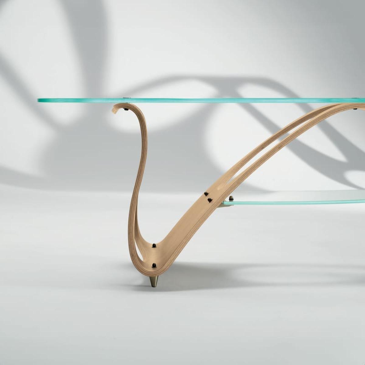 Arabesco CM Coffee table glass / Carlo Mollino, 1949 - 129 x 53 x H 45 cm - Zanotta – image 3