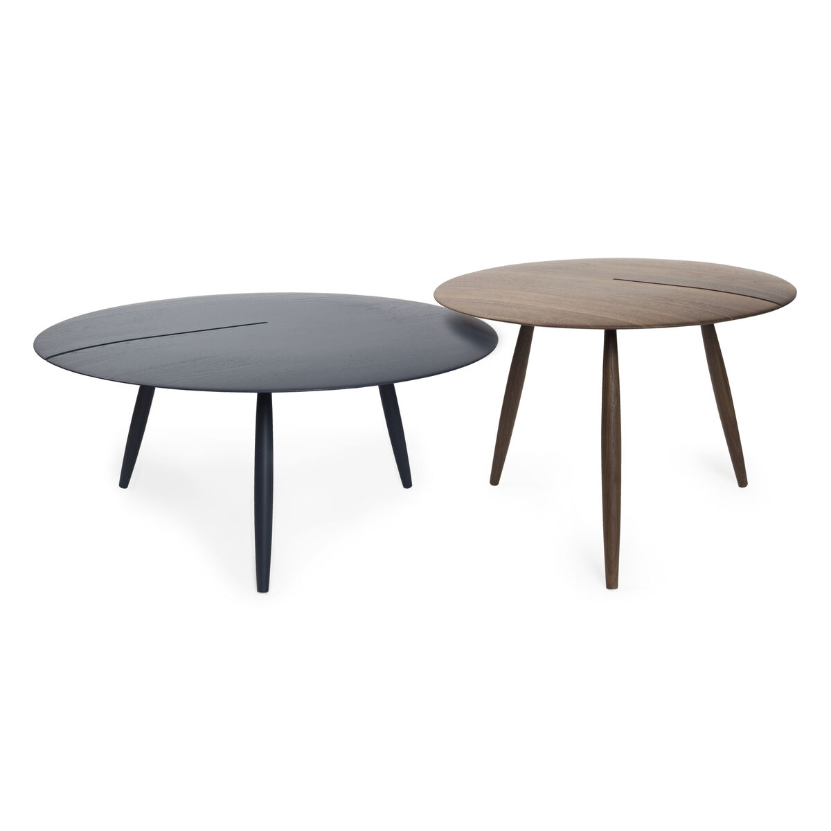 Orio Coffee table - / Ø 60 cm by Internoitaliano Natural wood – image 4