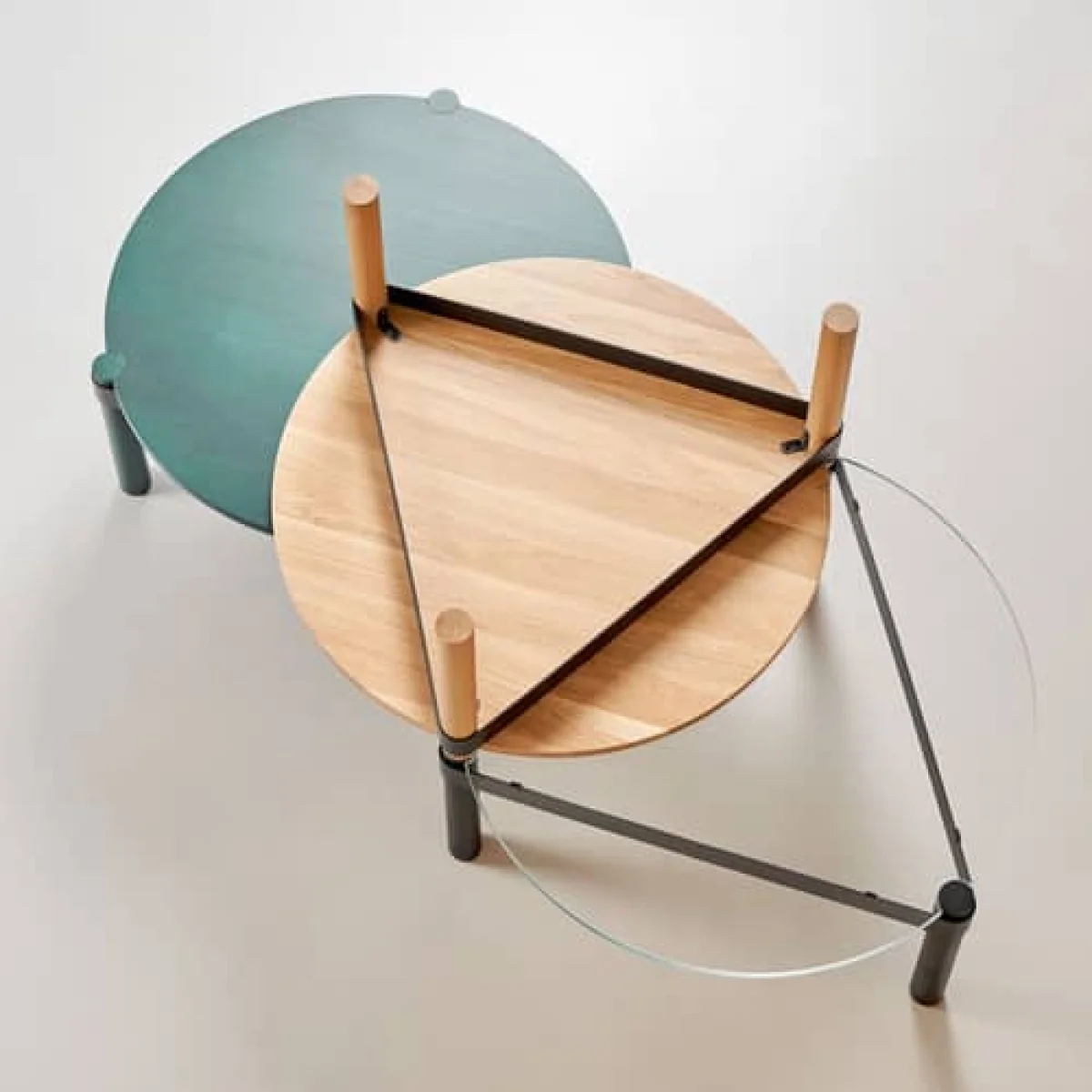 Disc Coffee table glass transparent / Ø 80 cm - TIPTOE – image 2