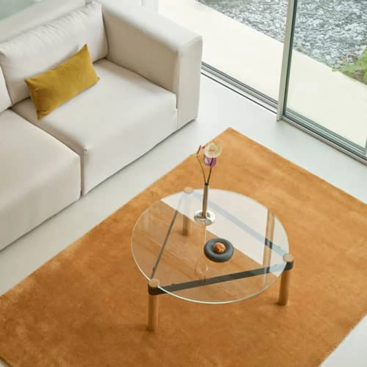 Disc Coffee table glass transparent / Ø 80 cm - TIPTOE – image 3