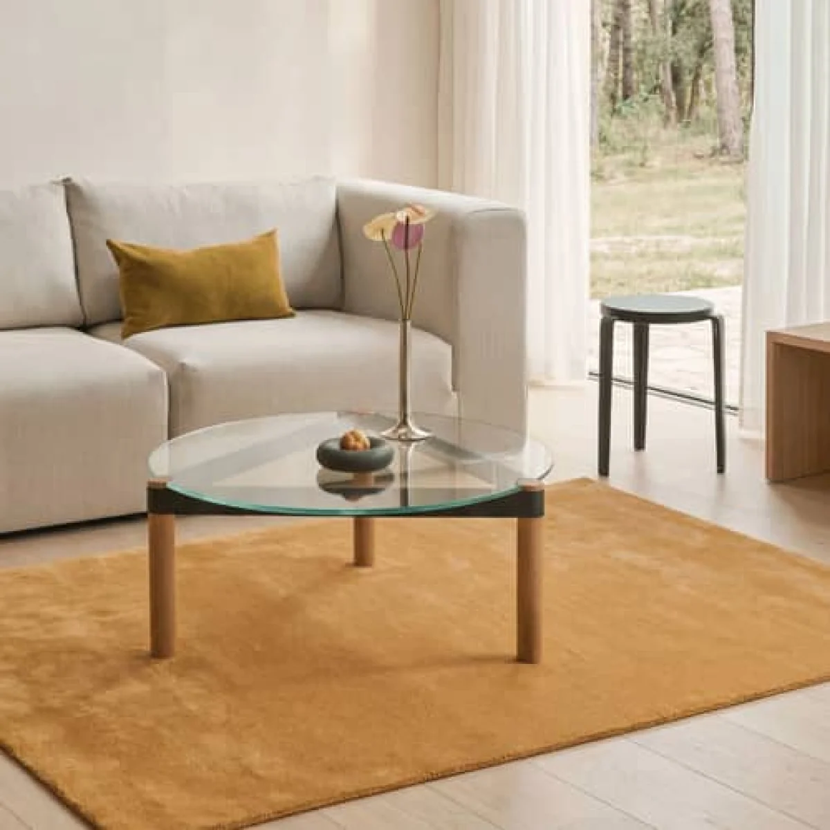 Disc Coffee table glass transparent / Ø 80 cm - TIPTOE – image 4