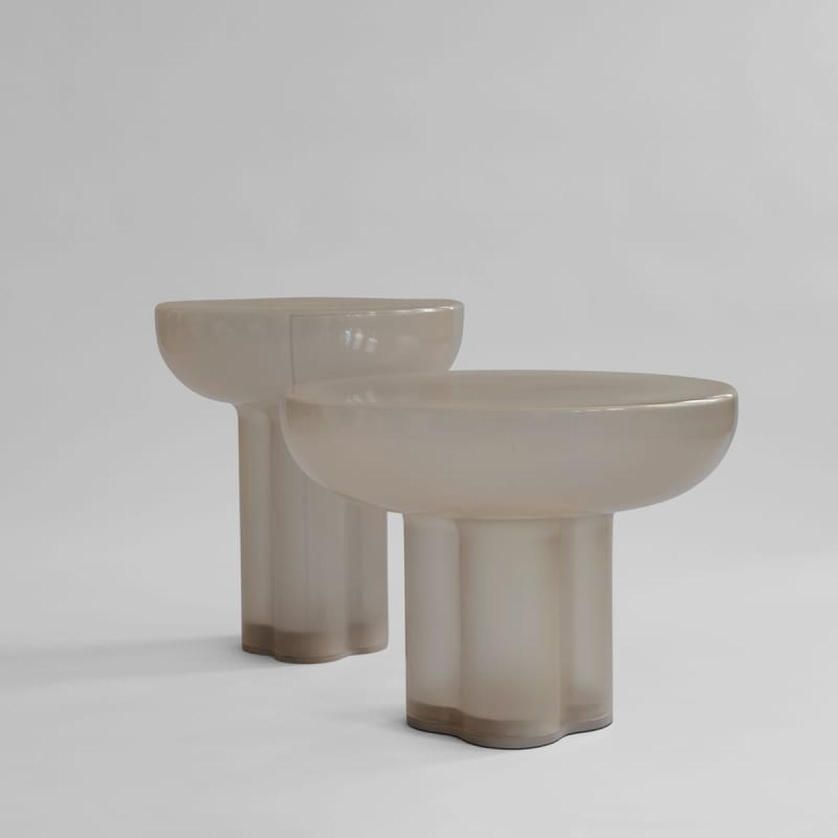 Crown Low Coffee table glass grey / Ø 55 x H 41 cm - 101 COPENHAGEN – image 5
