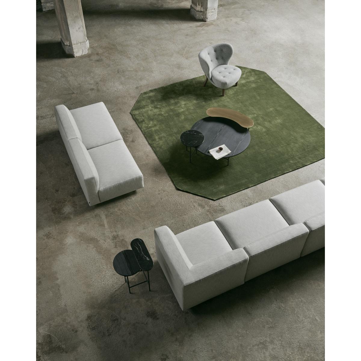 Palette JH25 Coffee table - / 3 tops by &tradition Black/Gold – image 3