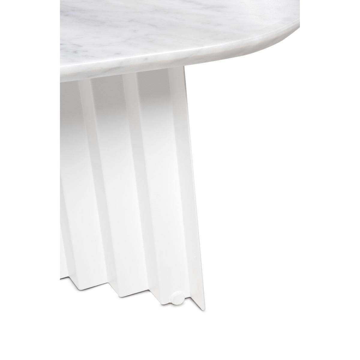 Plec Large Coffee table - / Marble - 115 x 60 x H 30 cm by RS BARCELONA White – image 2