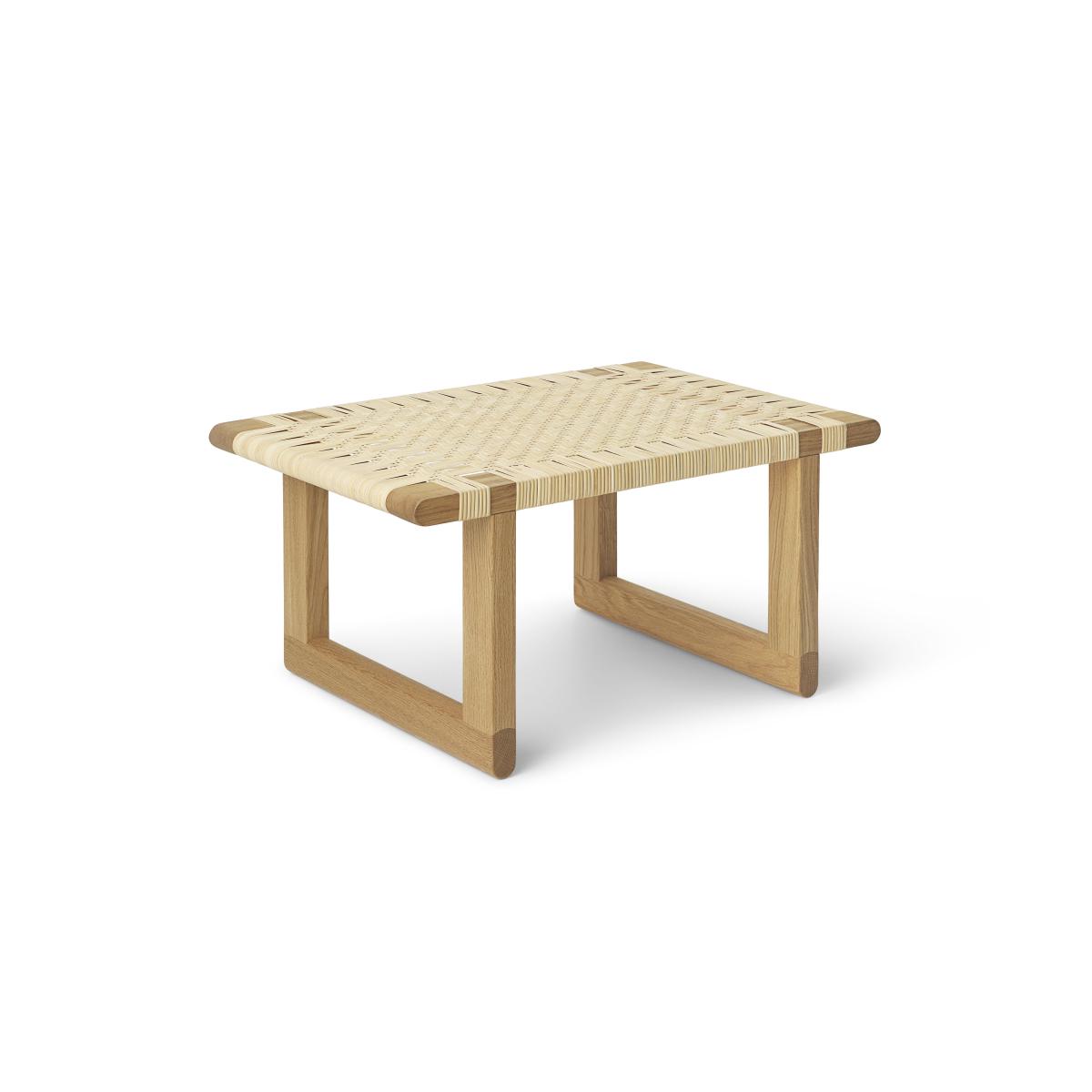 Bench Table Bench cane & fibres / Coffee table - 69 x 46 cm / Børge Mogensen, 1958 – image 2