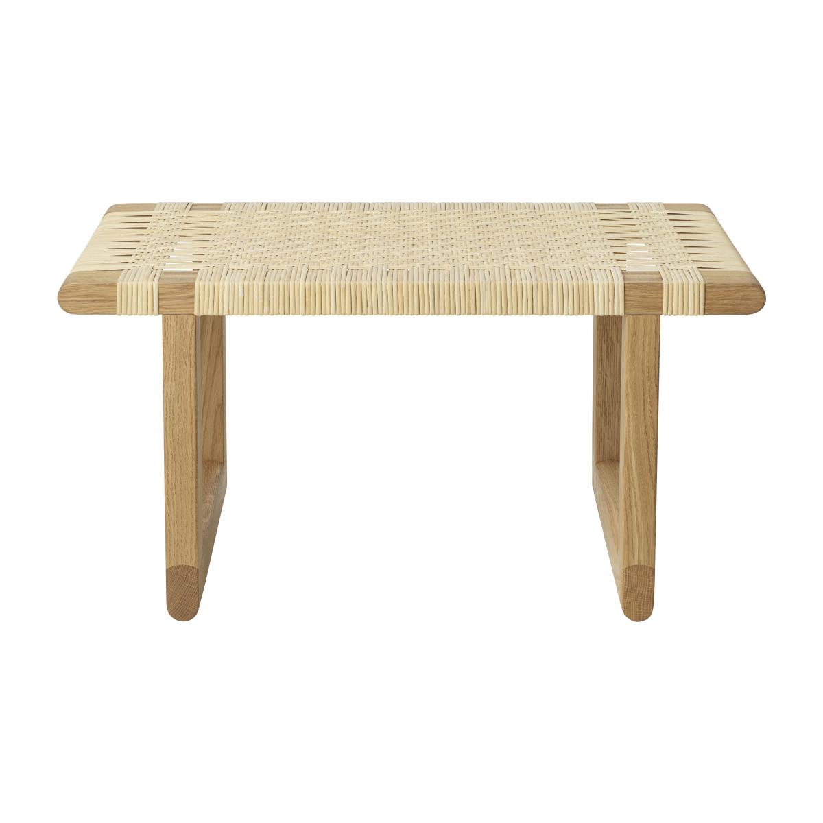 Bench Table Bench cane & fibres / Coffee table - 69 x 46 cm / Børge Mogensen, 1958 – image 1