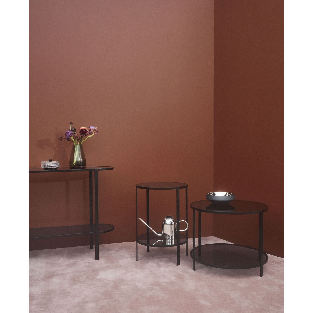 Fumi Coffee table - / Ø 55 x H 45 cm by AYTM Black – image 4