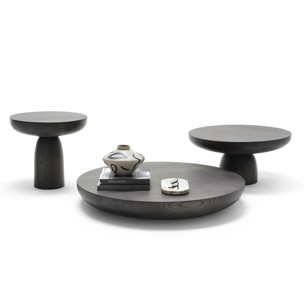 Olo Wood - Bois Coffee table natural wood / Ø 100 x H 15 cm - Mogg – image 2