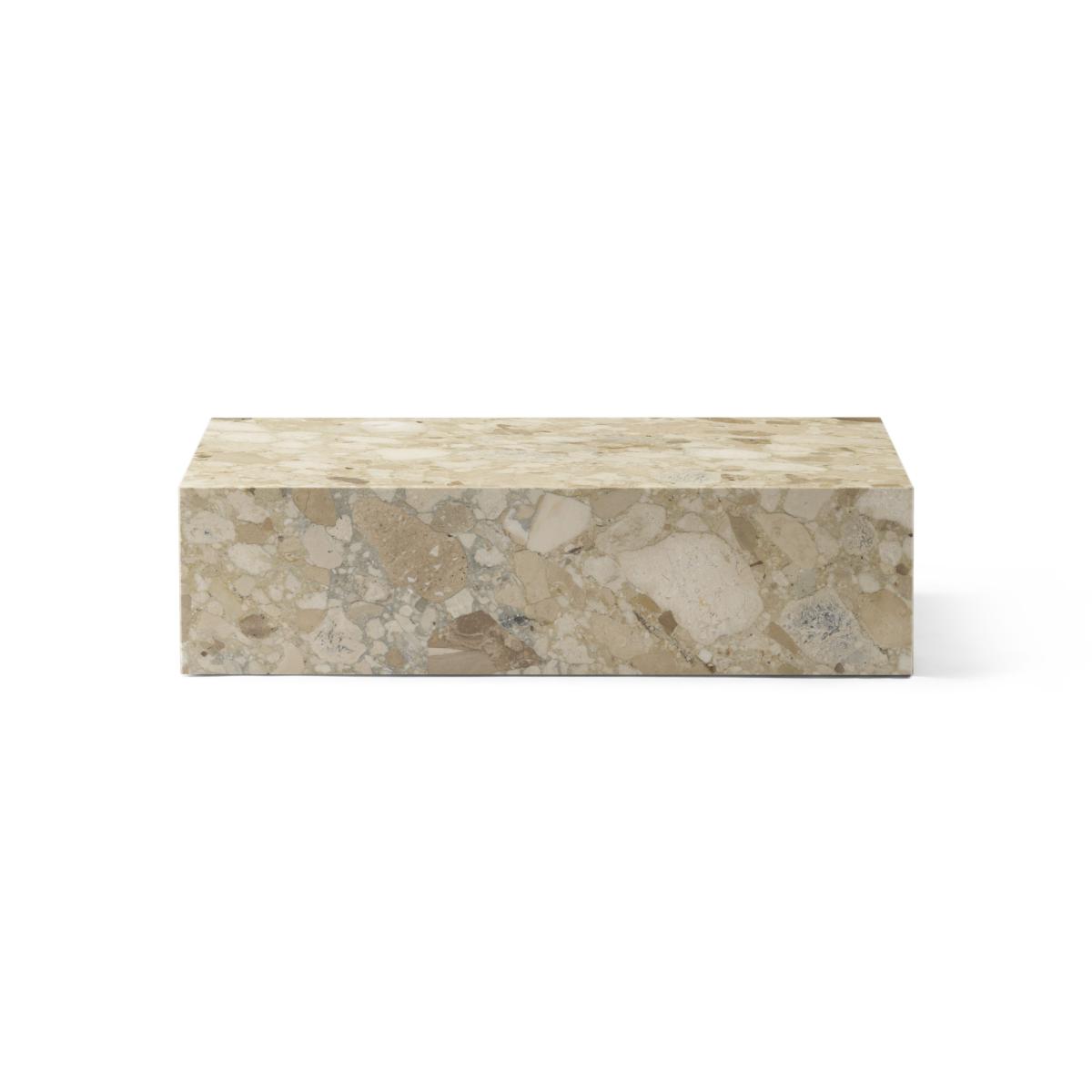 Plinth Low Coffee table stone beige / Stone - 100 x 60 cm x H 27 cm - Audo Copenhagen – image 2