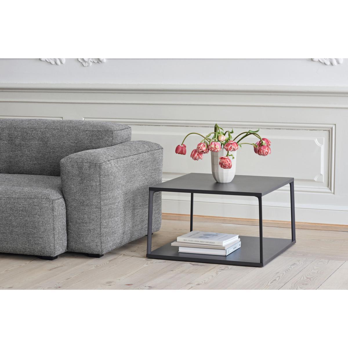 Eiffel Coffee table - / Carré - L 65 x H 38 cm by Hay Black – image 2