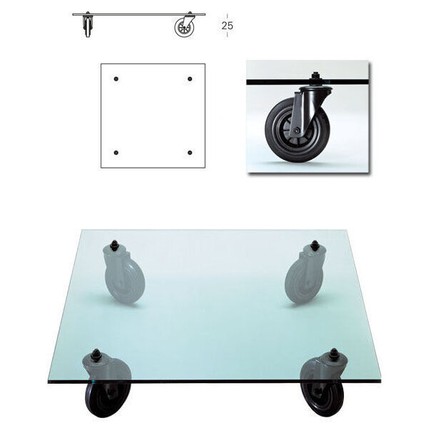 Gae Aulenti Coffee table by Fontana Arte Transparent – image 2