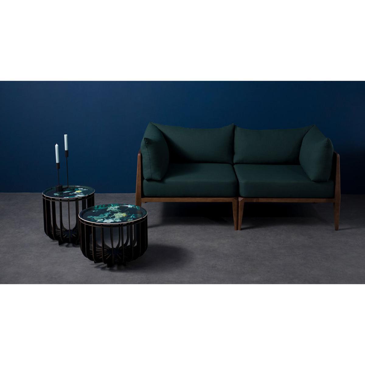 Medusa Small Coffee table - / Ø 39 x H 42 cm - Detachable top by Ibride Black – image 6