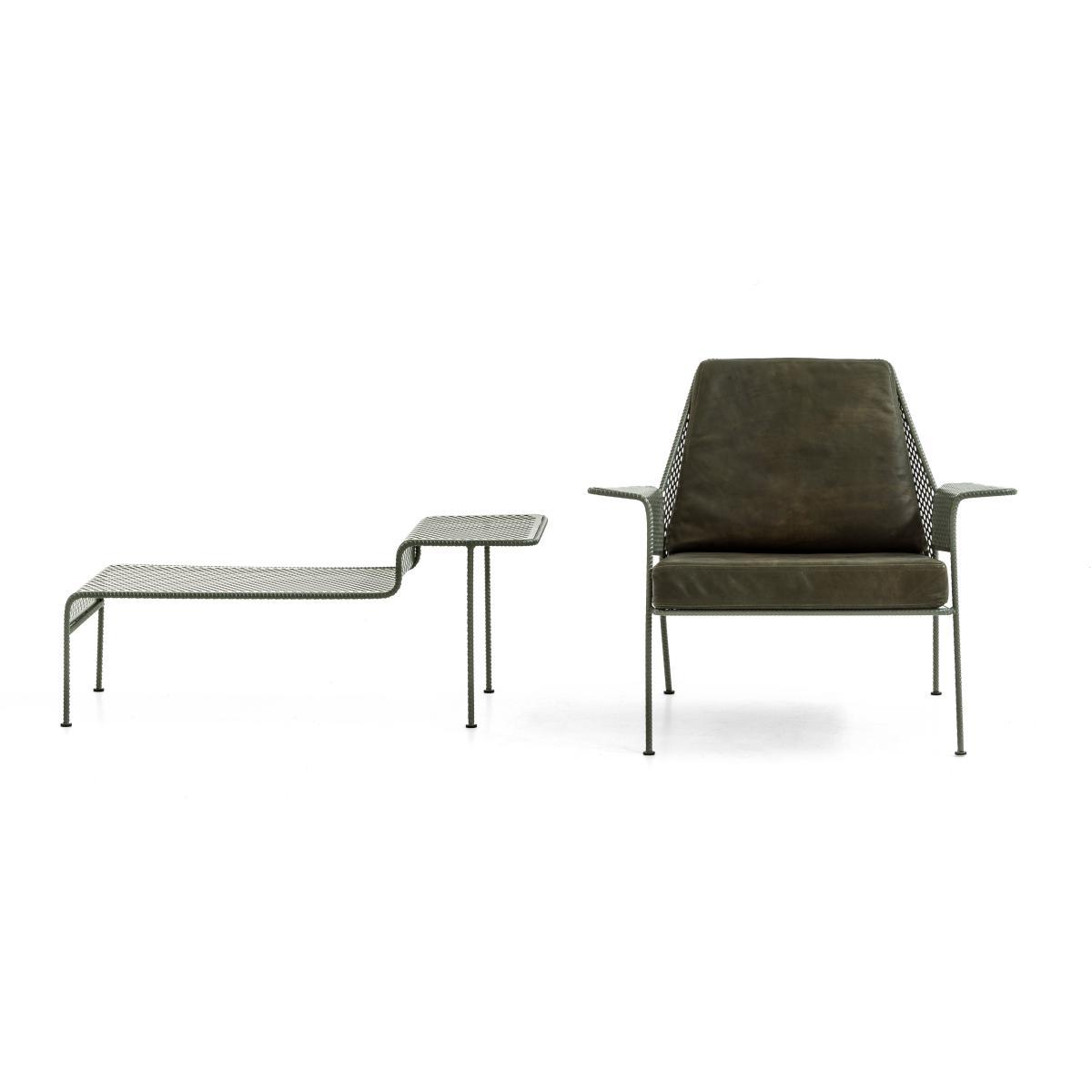 Work is Over Coffee table - L 110 x H 45 cm by Diesel with Moroso Grey – image 2