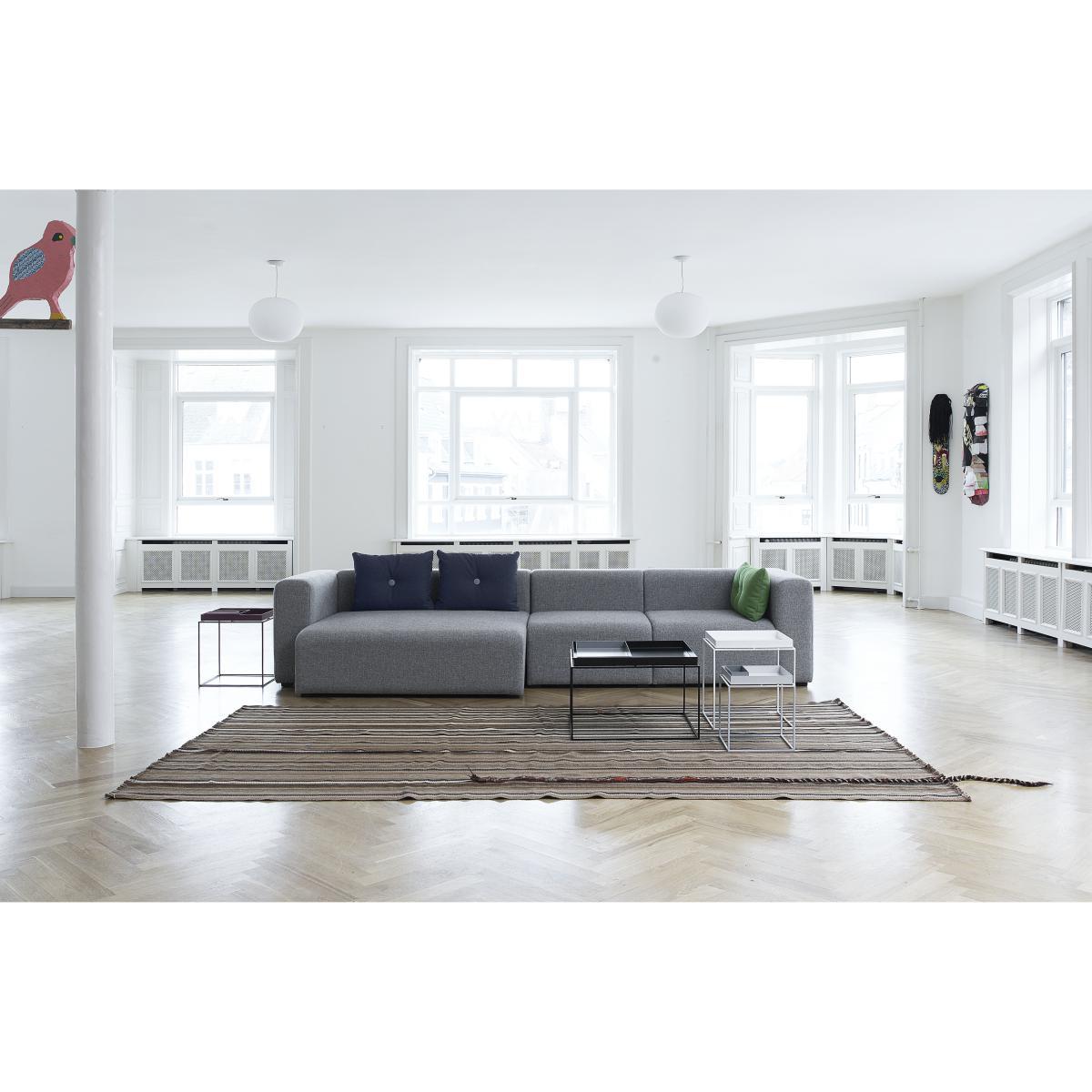 Tray Coffee table - Square - H 40 cm / 40 x 40 cm by Hay Black – image 3