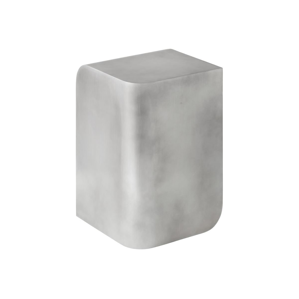 Volume Side End table metal silver / 30 x 30 x H 45 cm - Aluminium - Audo Copenhagen – image 1