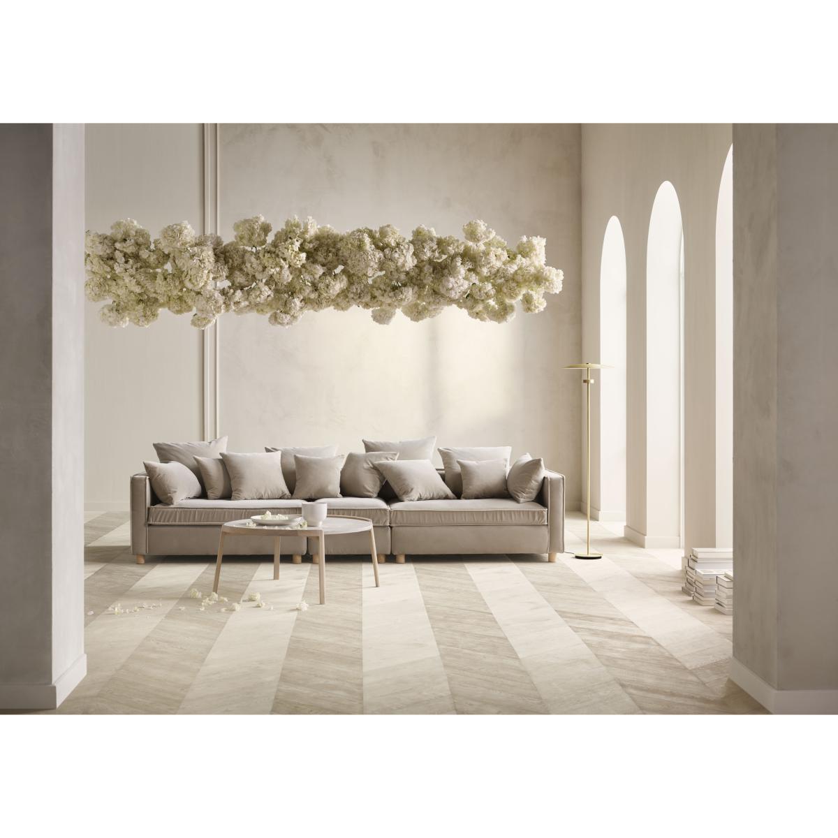 Mix Coffee table - / Ø 94 x H 42 cm - Oak & marble by Bolia White/Natural wood – image 6