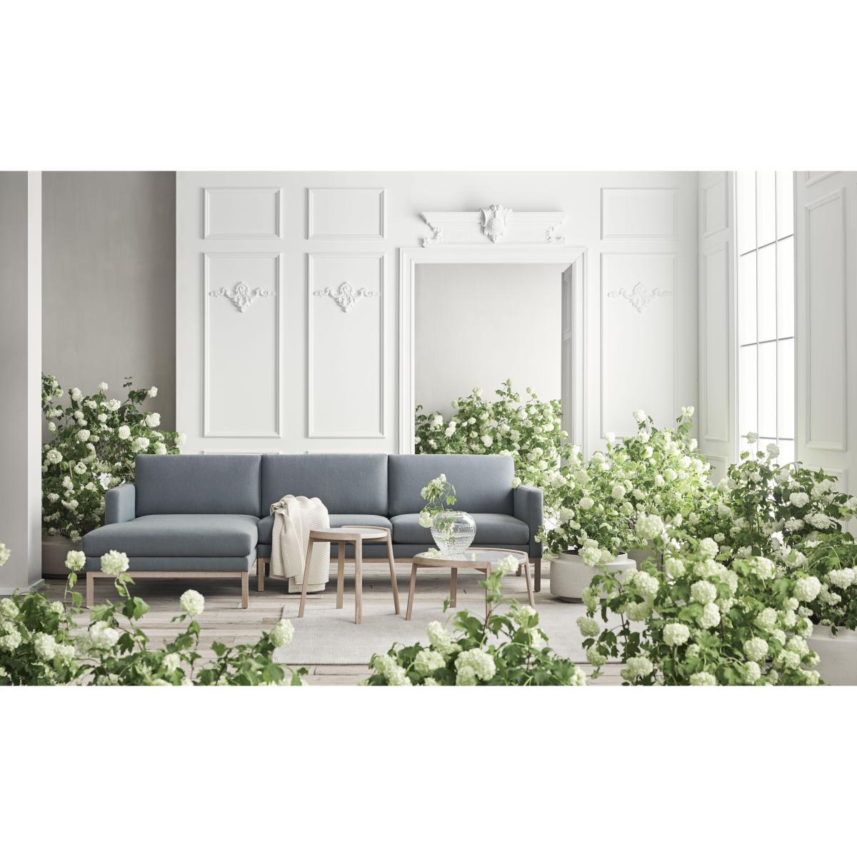 Mix Coffee table - / Ø 94 x H 42 cm - Oak & marble by Bolia White/Natural wood – image 7