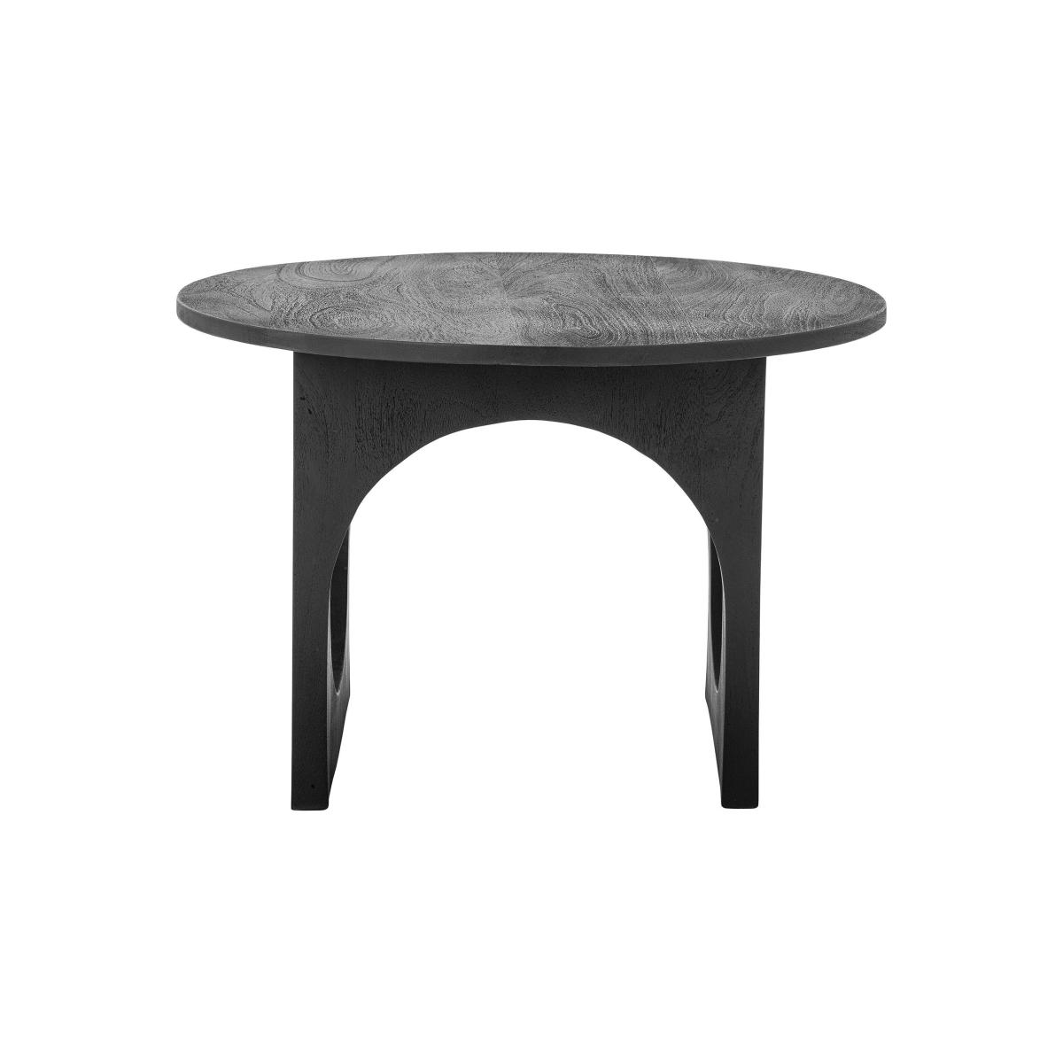 Ulrike Coffee table wood black / Ø 59.5 x H 40.5 cm - Mango - Bloomingville – image 2