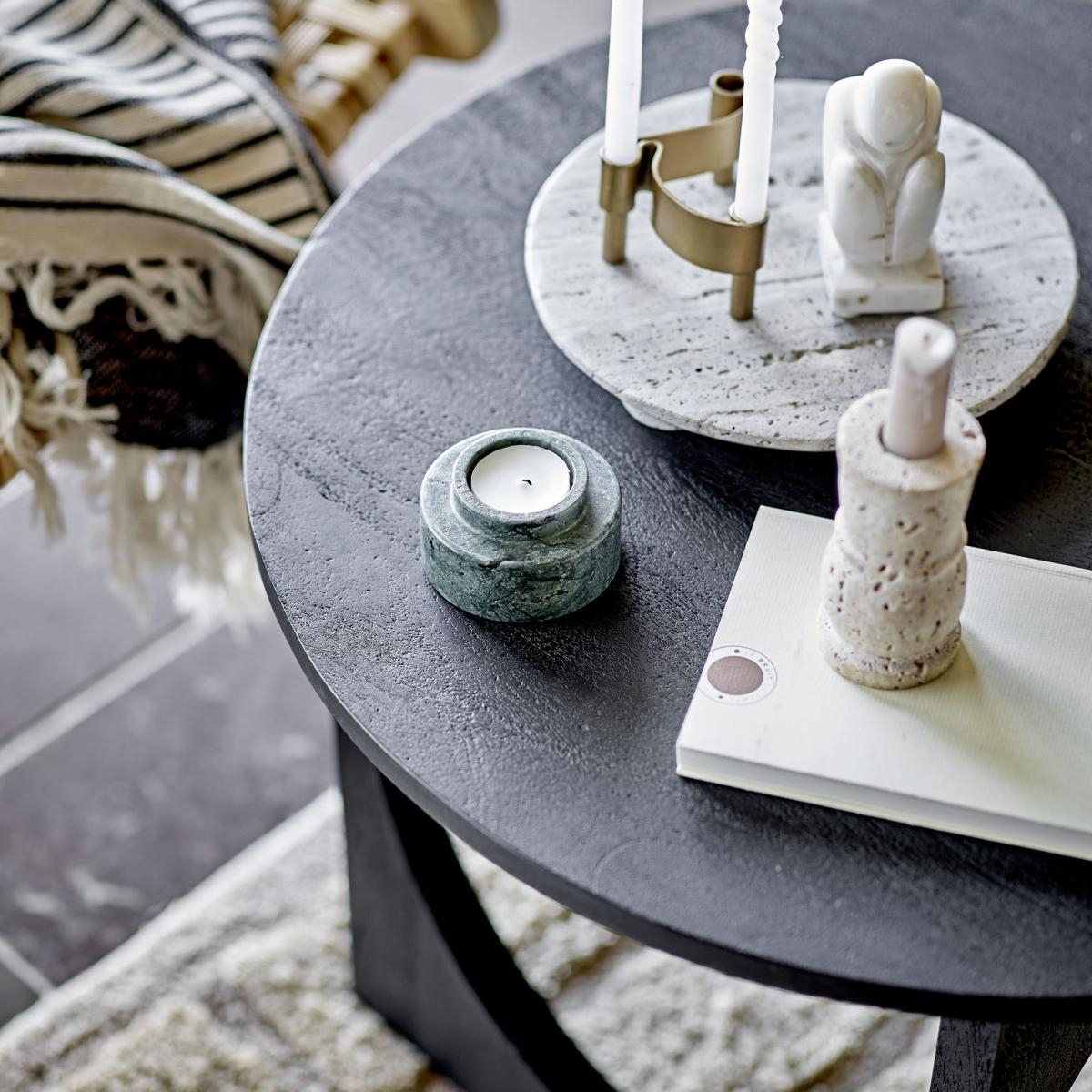 Ulrike Coffee table wood black / Ø 59.5 x H 40.5 cm - Mango - Bloomingville – image 5