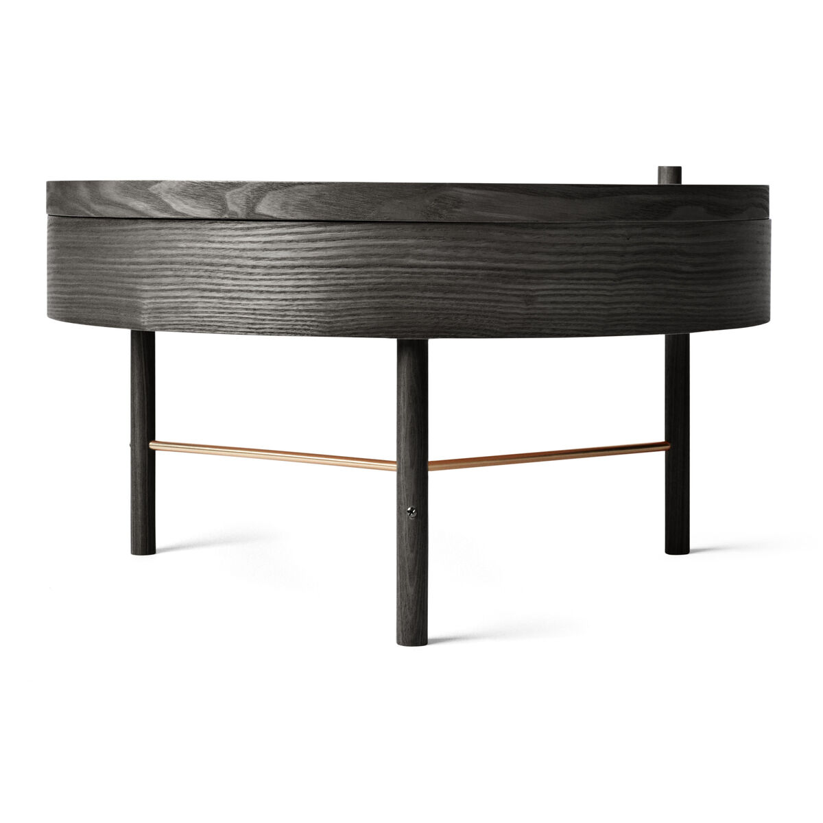 Turning table Coffee table - Storage - Ø 65 cm by Menu Black – image 5