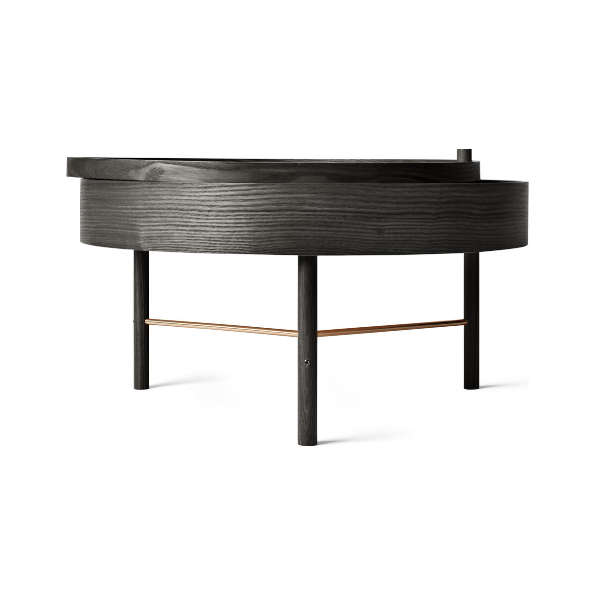 Turning table Coffee table - Storage - Ø 65 cm by Menu Black – image 2