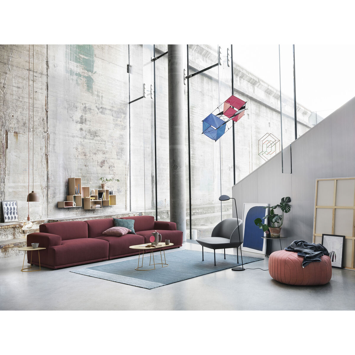 Airy Coffee table - Medium -  88 x 51,5 cm by Muuto Black – image 5