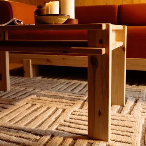 Tuck Coffee table natural wood / 80 x 50 cm - Under-tray storage - KARUP – image 3