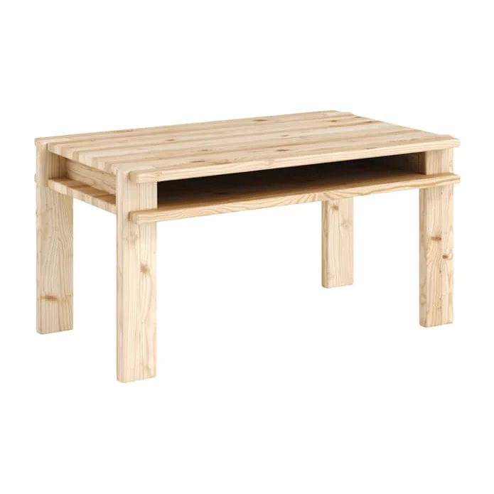 Tuck Coffee table natural wood / 80 x 50 cm - Under-tray storage - KARUP – image 1