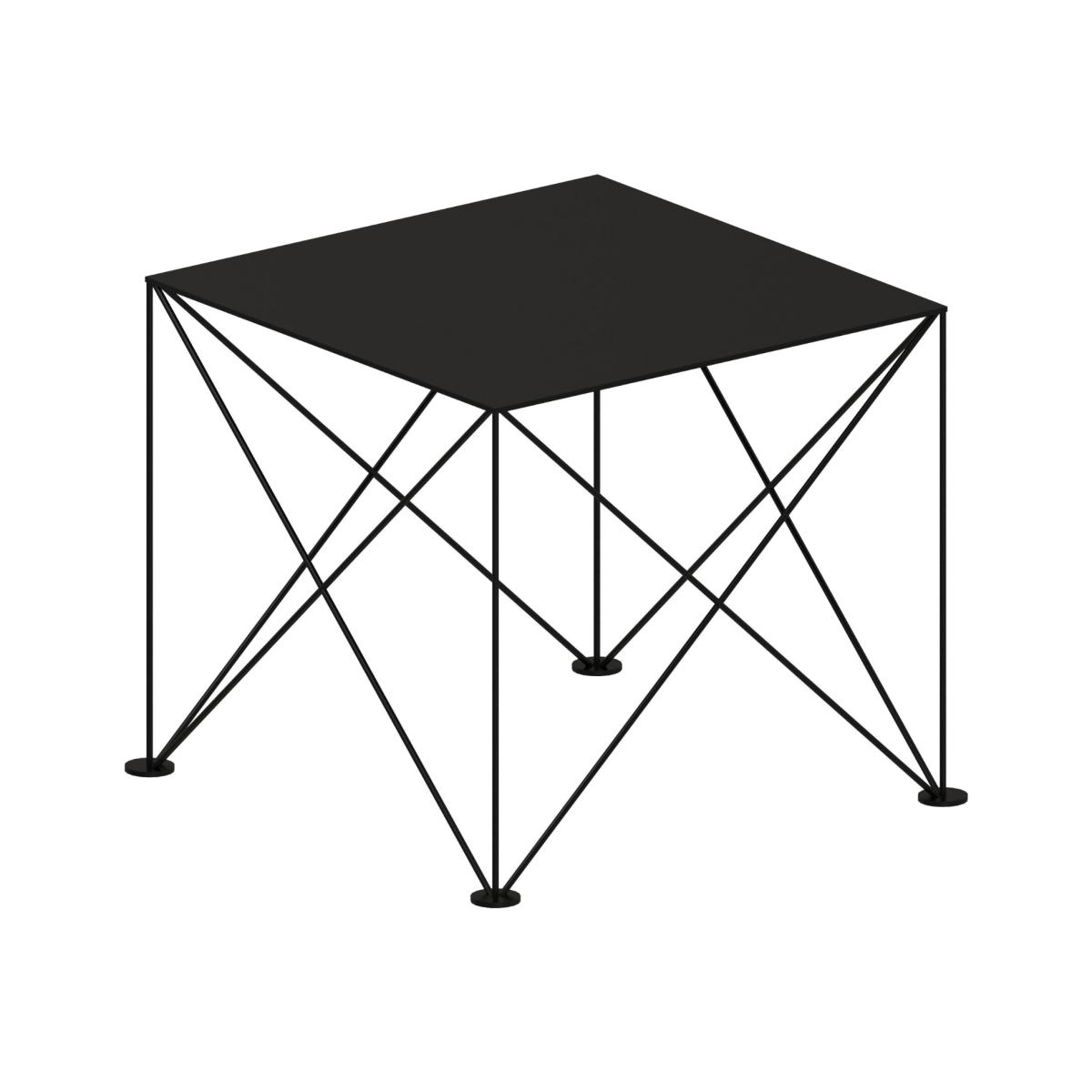 Light Star Coffee table metal black / 51 x 51 x H 46 cm - Zeus – image 1