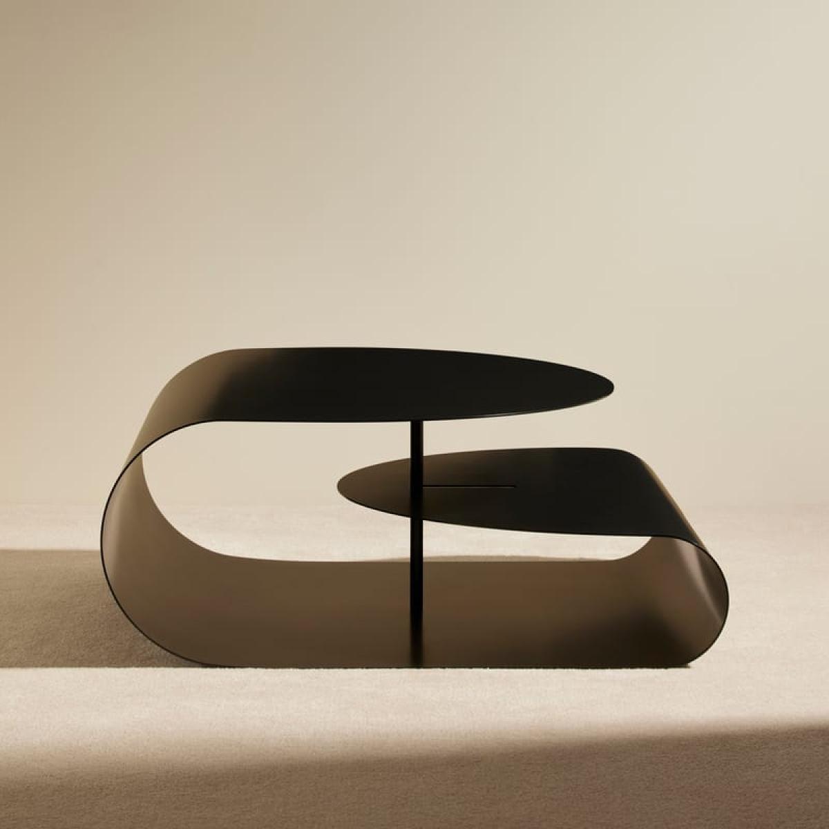 Gégé Coffee table metal black / 90 x 90 x H 35 cm - Maison Sarah Lavoine – image 2