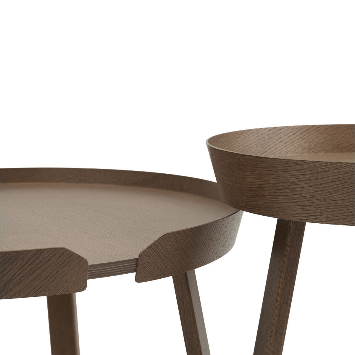 Around Large Coffee table - / Ø 72 x H 37.5 cm by Muuto Natural wood – image 2