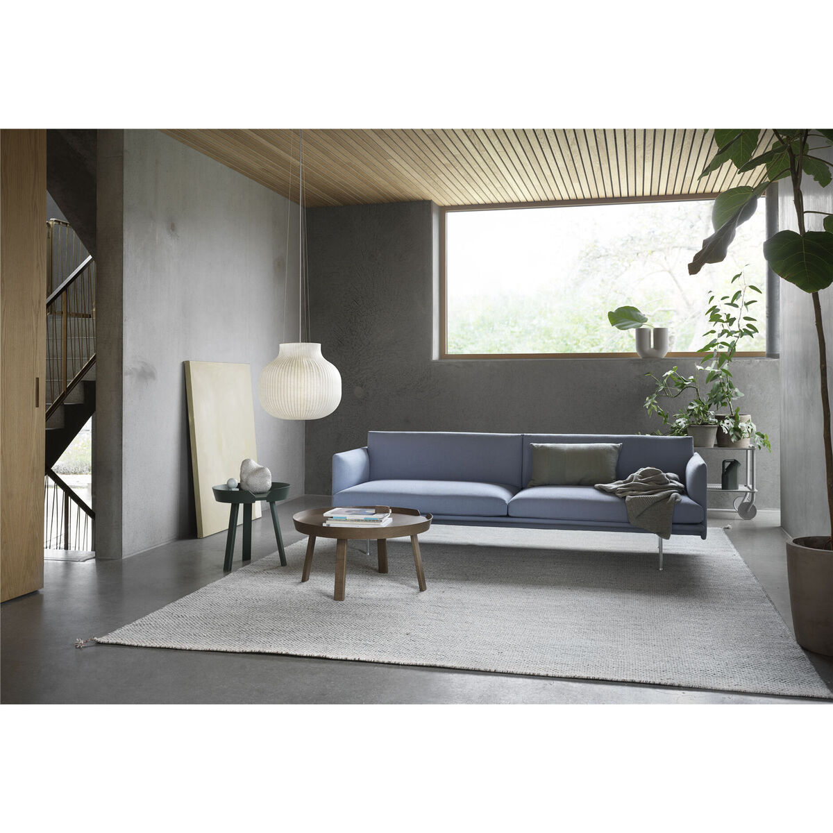 Around Large Coffee table - / Ø 72 x H 37.5 cm by Muuto Natural wood – image 3