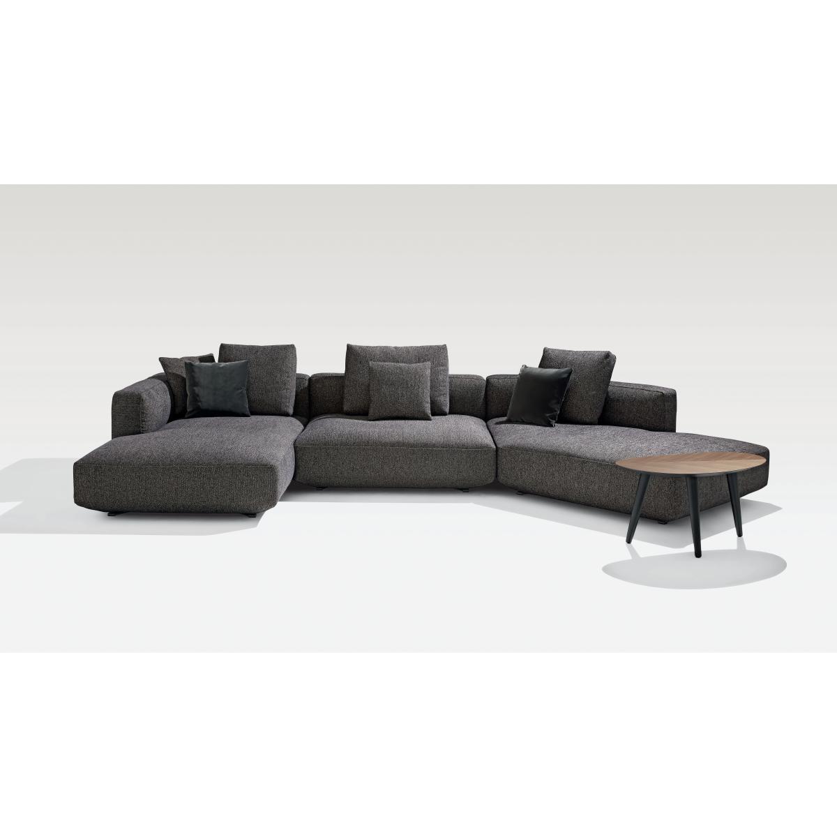Tweed Mini Small Coffee table wood black / 85 x 48 cm - Zanotta – image 3