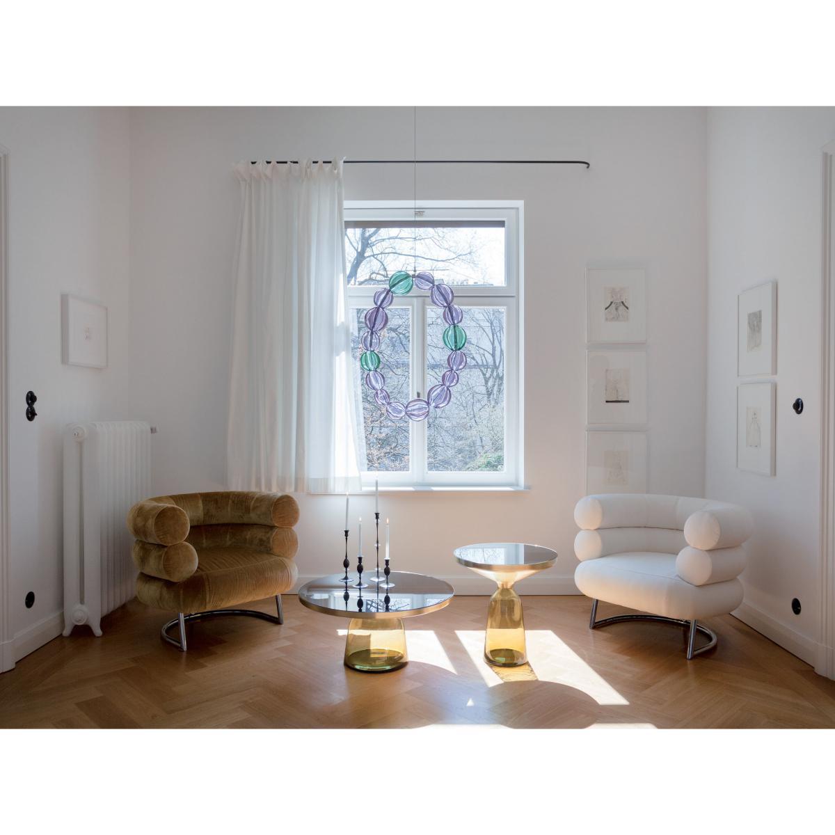 Bell Coffee Coffee table - / Ø 75 x H 36 cm - Marble table top by ClassiCon Grey/Black – image 4