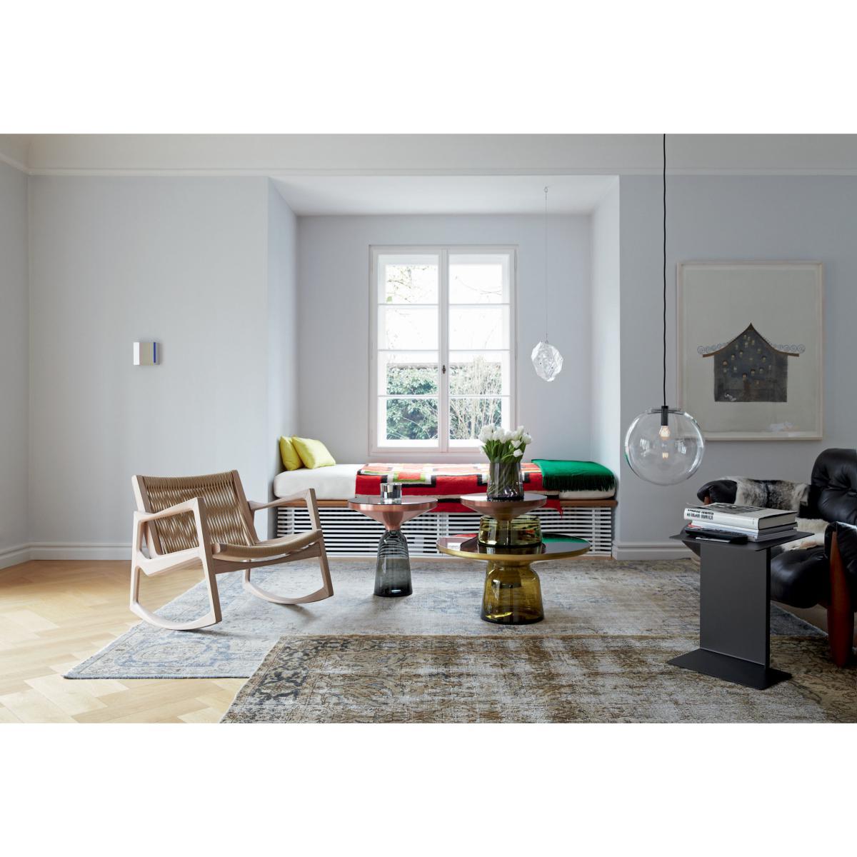 Bell Coffee Coffee table - / Ø 75 x H 36 cm - Marble table top by ClassiCon Grey/Black – image 5