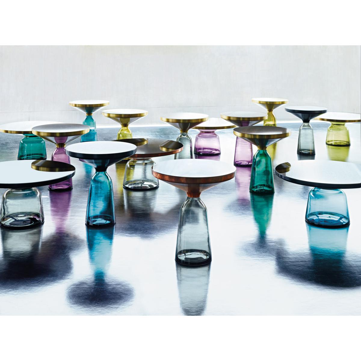 Bell Coffee Coffee table - / Ø 75 x H 36 cm - Marble table top by ClassiCon Grey/Black – image 7