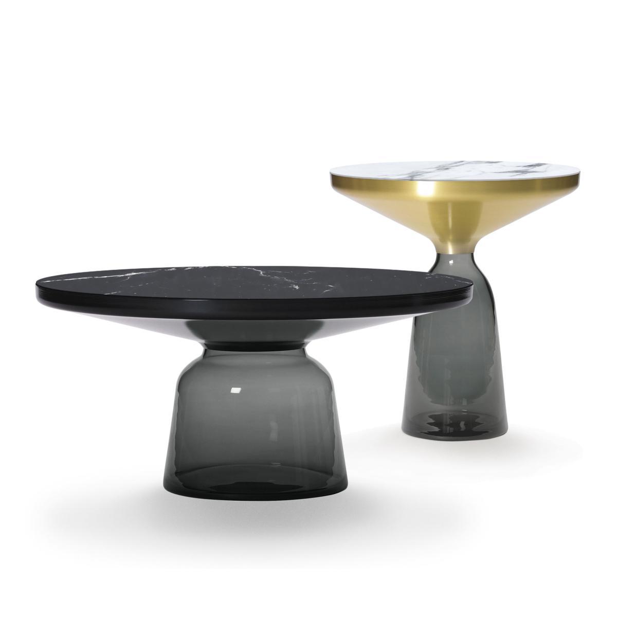 Bell Coffee Coffee table - / Ø 75 x H 36 cm - Marble table top by ClassiCon Grey/Black – image 8