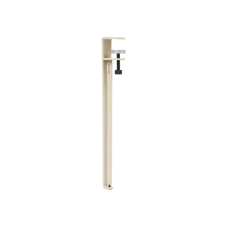 Base, legs metal beige With vise clamp by Uchronia / H 43 cm - For creating a Coffee table or Bench - TIPTOE – image 1