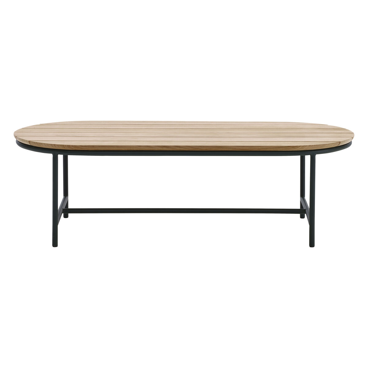 Wicked Coffee table - / Oval - 123 x55 cm - Teak by Vincent Sheppard Natural wood – image 1