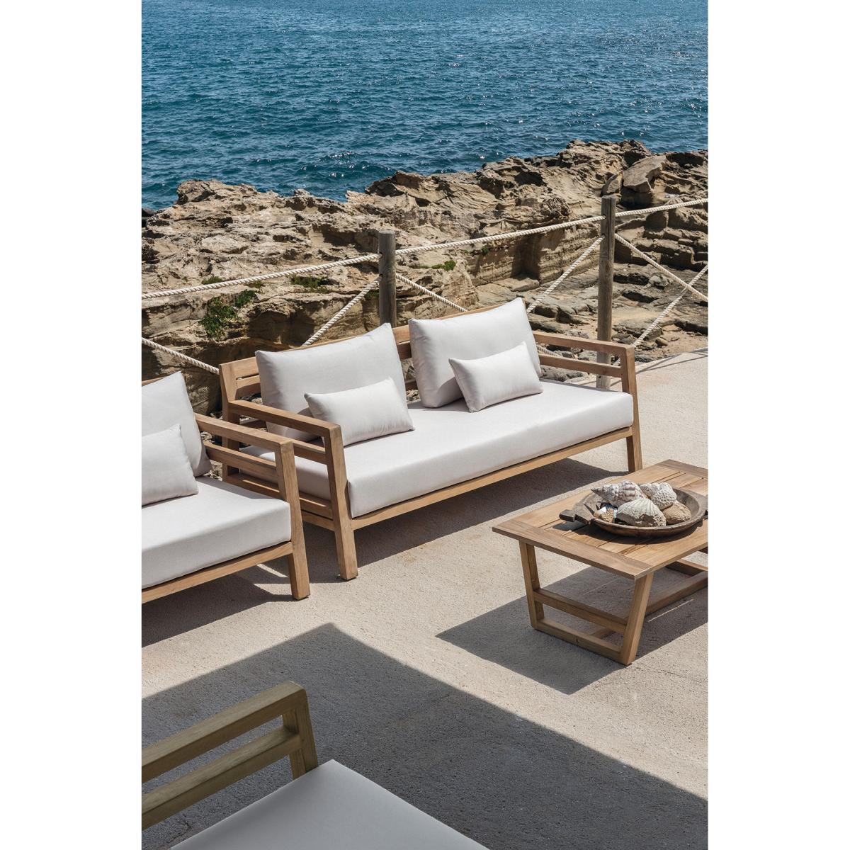 Costes Coffee table natural wood / 100 x 60 cm - Teak - Ethimo – image 2