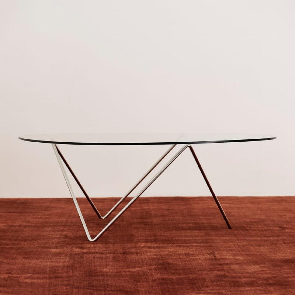 Pedrera Coffee table glass / 106 x 86 x H 38 cm - Reissued 1955 - Gubi – image 3