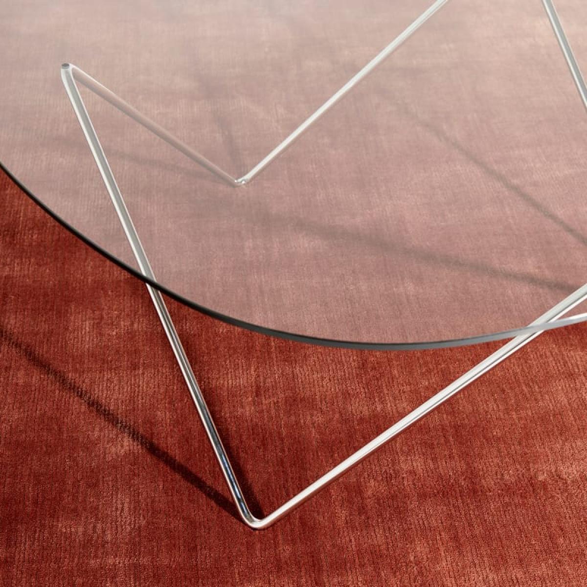 Pedrera Coffee table glass / 106 x 86 x H 38 cm - Reissued 1955 - Gubi – image 4