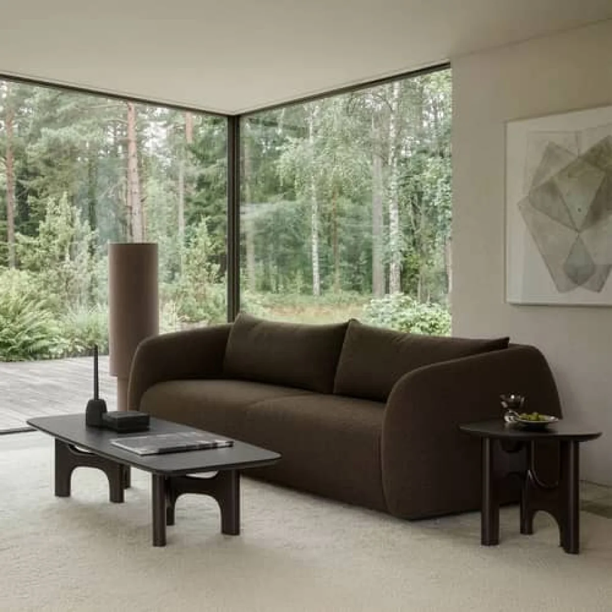 Flow Coffee table wood brown / 150 x 60 cm - Ethnicraft – image 3