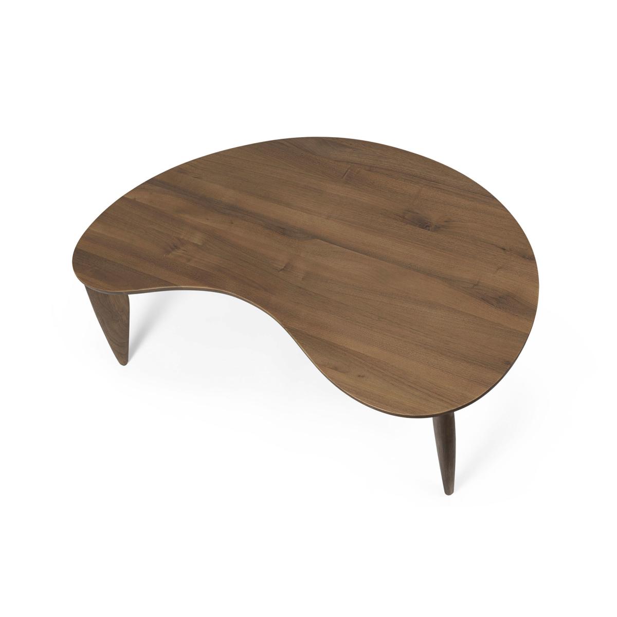 Feve Coffee table wood brown / 117 x 60 x H 41.5 cm - Walnut - Ferm Living – image 2