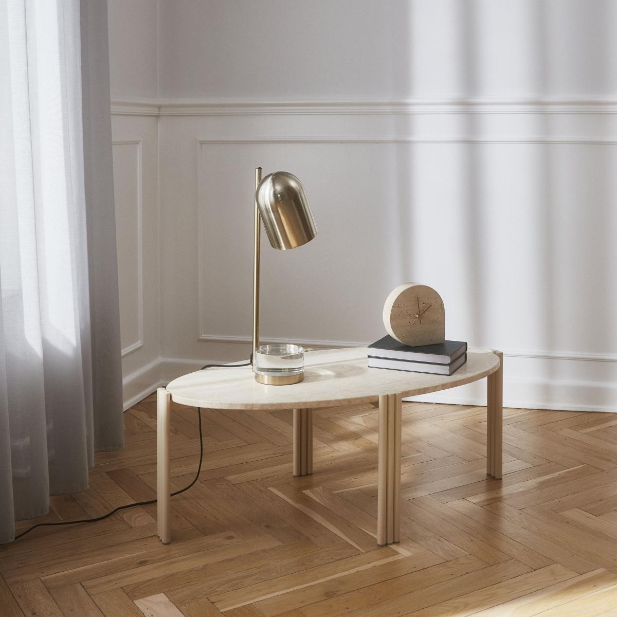 Tribus Coffee table stone beige / Travertine - 92 x 47 x H 35 cm - AYTM – image 3